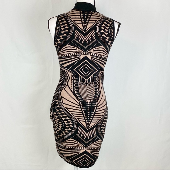 Say What Aztec Print Mock Neckline Sleeveless Dress Size Med - Picture 2 of 8